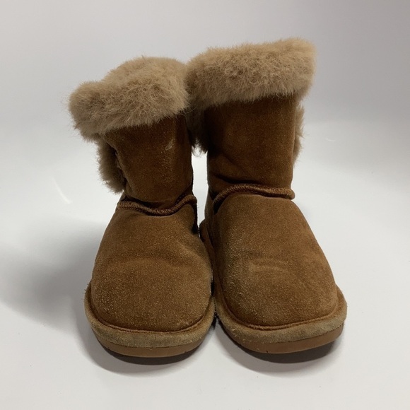 BearPaw Betsy wool lined pull on boots size 13 - Picture 2 of 7